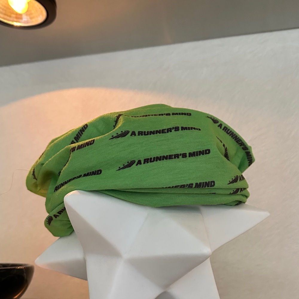 A Runner's Mind Green Hair Wrap